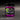 3D Purple Laser Flake
