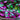 3D Goldish Purple Star Flake