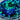 3D Peacock Aurora Flake