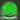 3D Flake Glow in the Dark Green