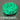 3D Flake Glow in the Dark Teal