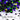 3D Butterfly Colorful Flake