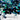 3D Diamond Chamaleon Cyan Flake
