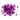 Metallic Blattgold Chrome Violet Leaf